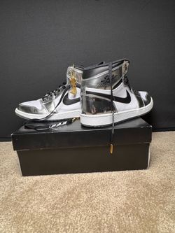 Air Jordan Retro 1 pass the torch Kawhi chrome/black and white size 12