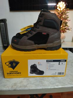 Steel Toe Men Working Boots