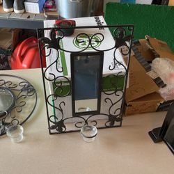 E Decorative Wall Mirrors With Candle Holder