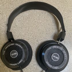 Grado SR80 On-Ear Wired Headphones - Black  THE PRESTIGE SERIES