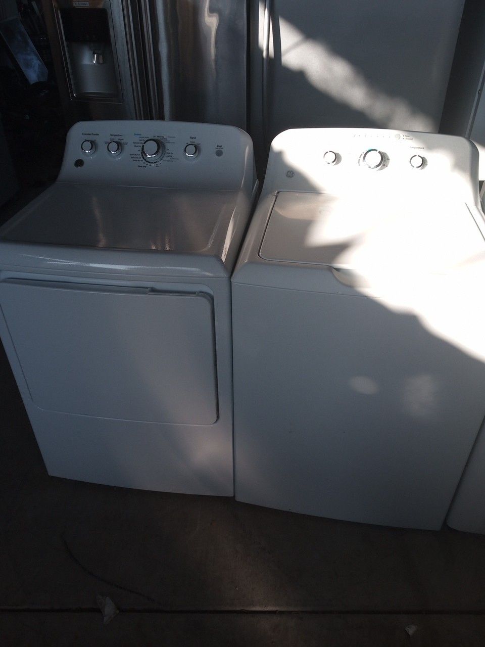 General electric washer and dryer set