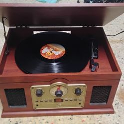 ILIVE 6-In-1 Bluetooth Turntable & Much More