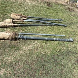 Poles And Chainlinks Fence 