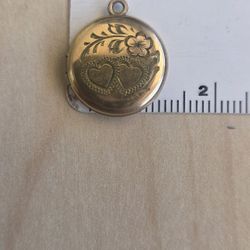Vintage Double-heart Stretch Bracelet And Locket