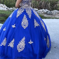 Royal Blue Dress