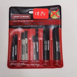 Sears Craftsman Universal 18 Piece Sabre Saw Blades Variety Pack- Hojas de Sierra de Sable  18 Pc Variedad