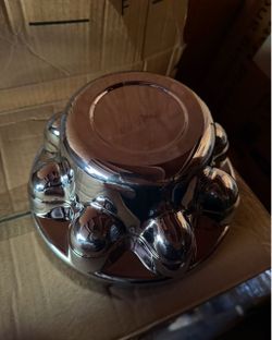 (3) new chrome 8 lug center caps they fit 13/16 “ lug nuts  $110 for all 3  or $40 each
