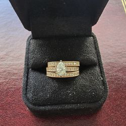 Diamond Engagement Ring 14 K Rose Gold