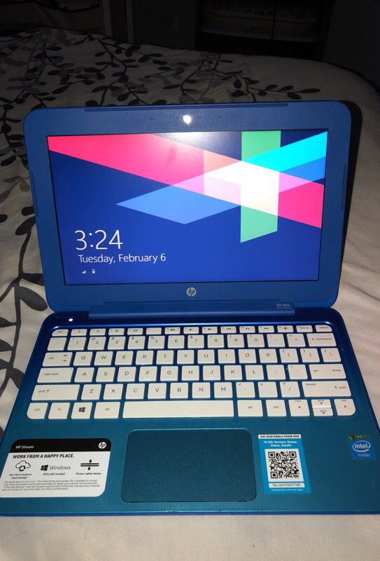 Mini Blue Hp Laptop