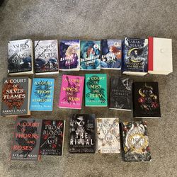 Fantasy Books, ACOTAR, Crescent City, From Blood And Ash, And More! 