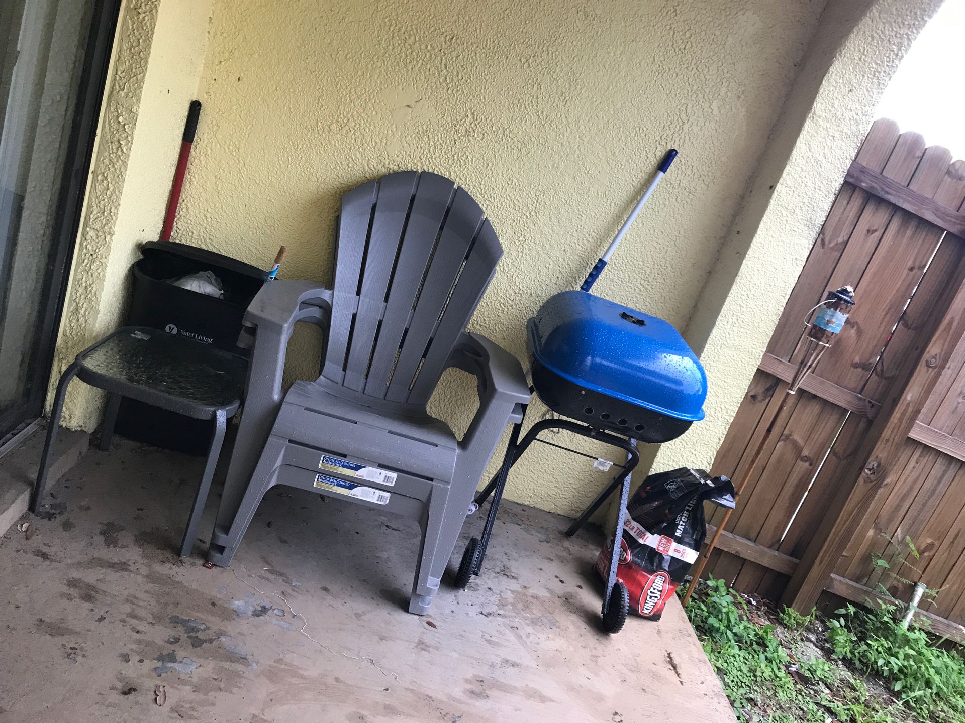 Chairs grill table free need gone