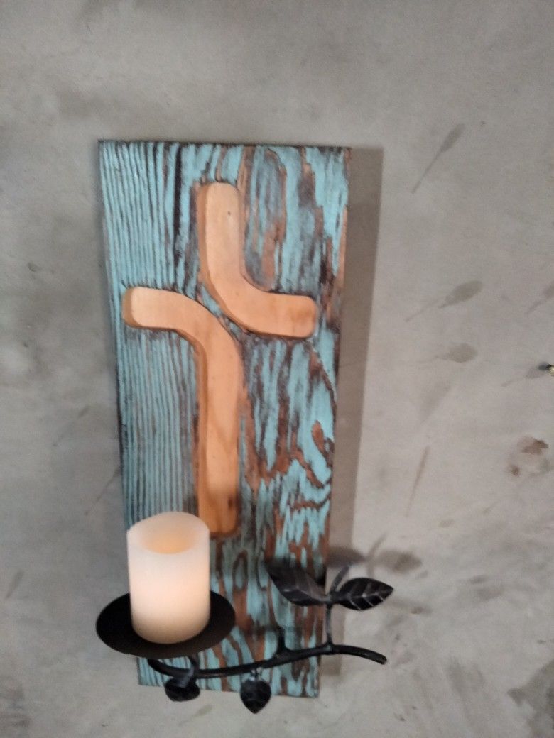 Metal And Wood Cross