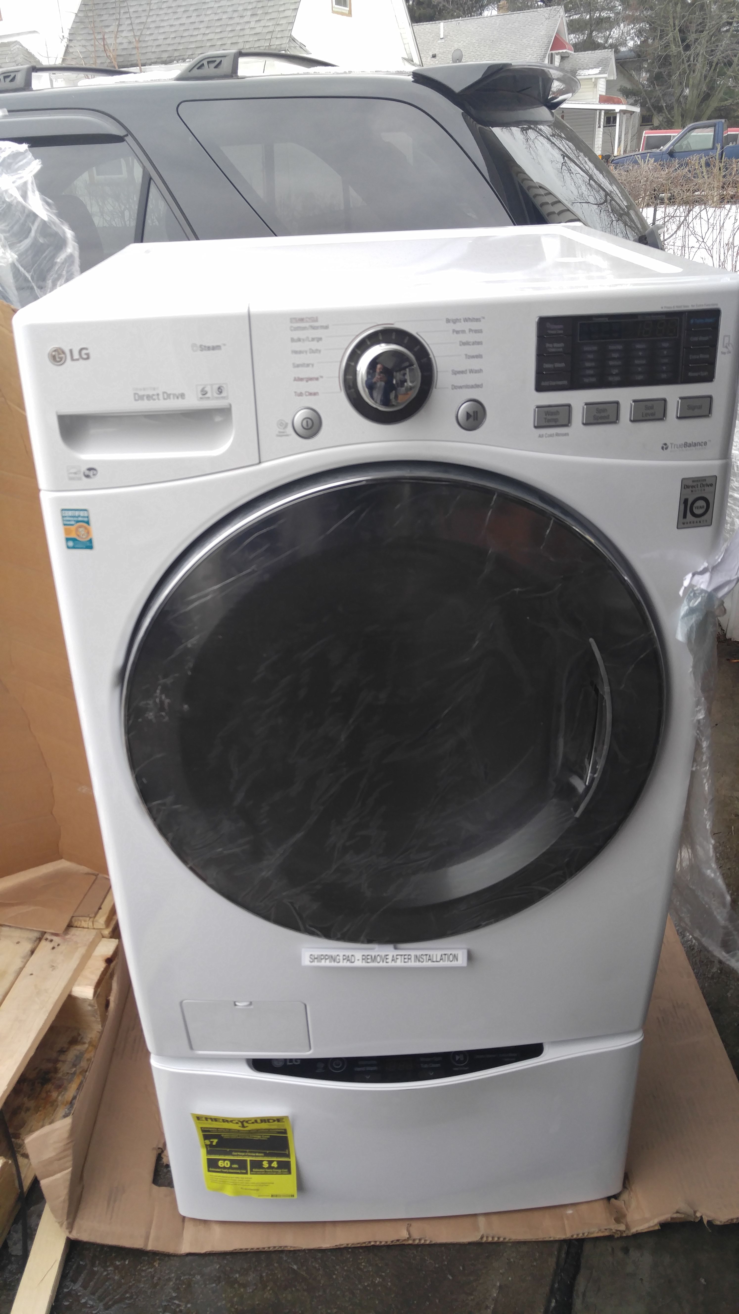 LG washer and dryer set