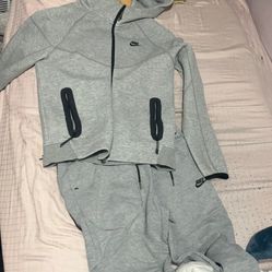 Grey Color Nike Tech