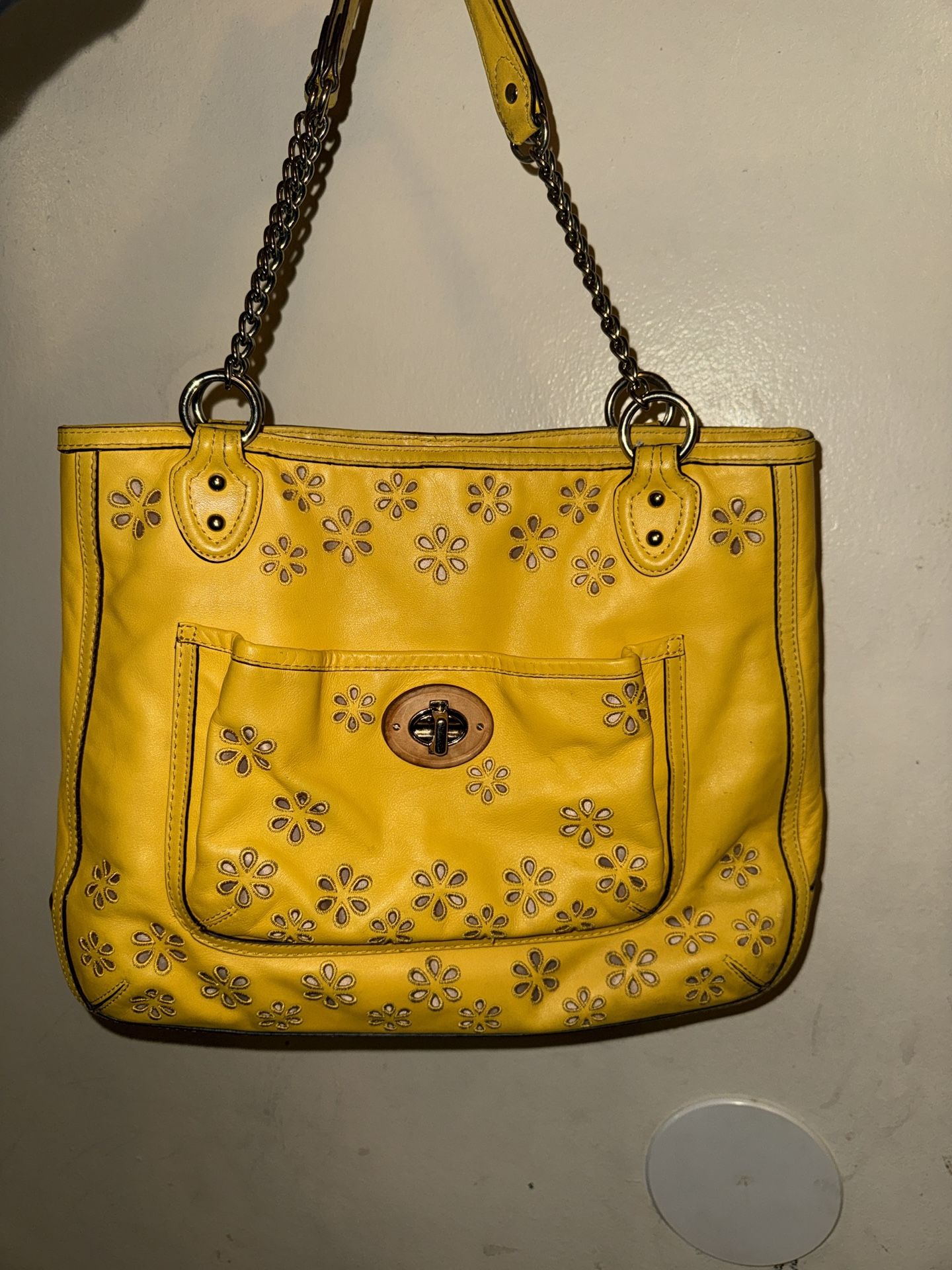 Coach Poppy Limited Edition Eyelet Tote Bag