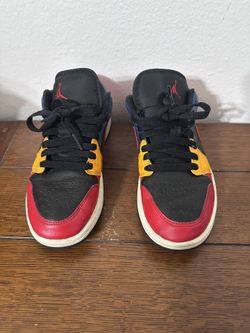 Air Jordan 1 Low Red Multicolor