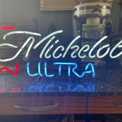 Michelob ultra neon sign