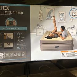 Intex dual layer Airbed With Internal Pump 