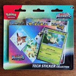 Prismatic Evolutions Tech Sticker Collection [Leafeon]