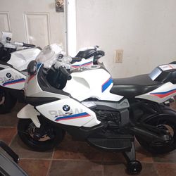 Set Of BMW Mini Motorcycles