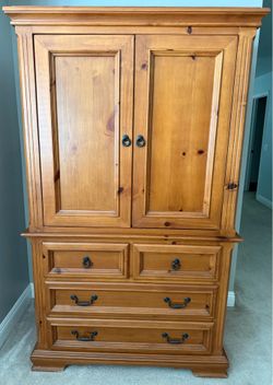 Armoire and Dresser w/ Mirror
