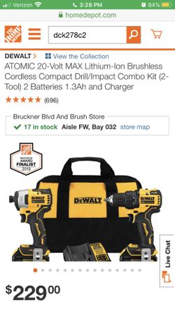 Dewalt drill set