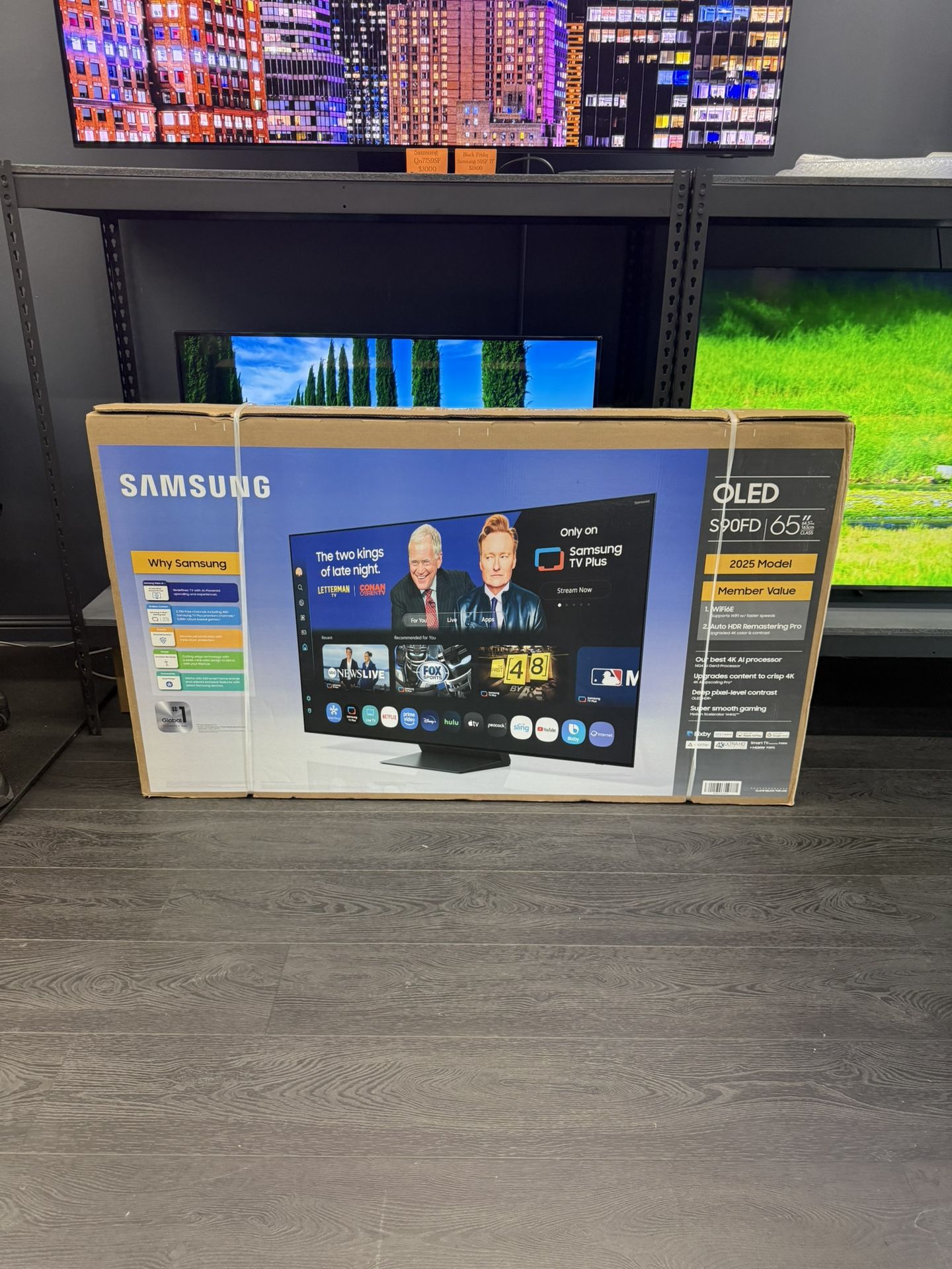 65 INCH SAMSUNG OLED S90F SMART 4k TVS AI THIN Q NEW TV 