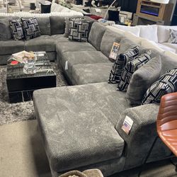 Oversized Movie Theater Sectional! $4,299! Easy Financing! 🛋️🚨✅