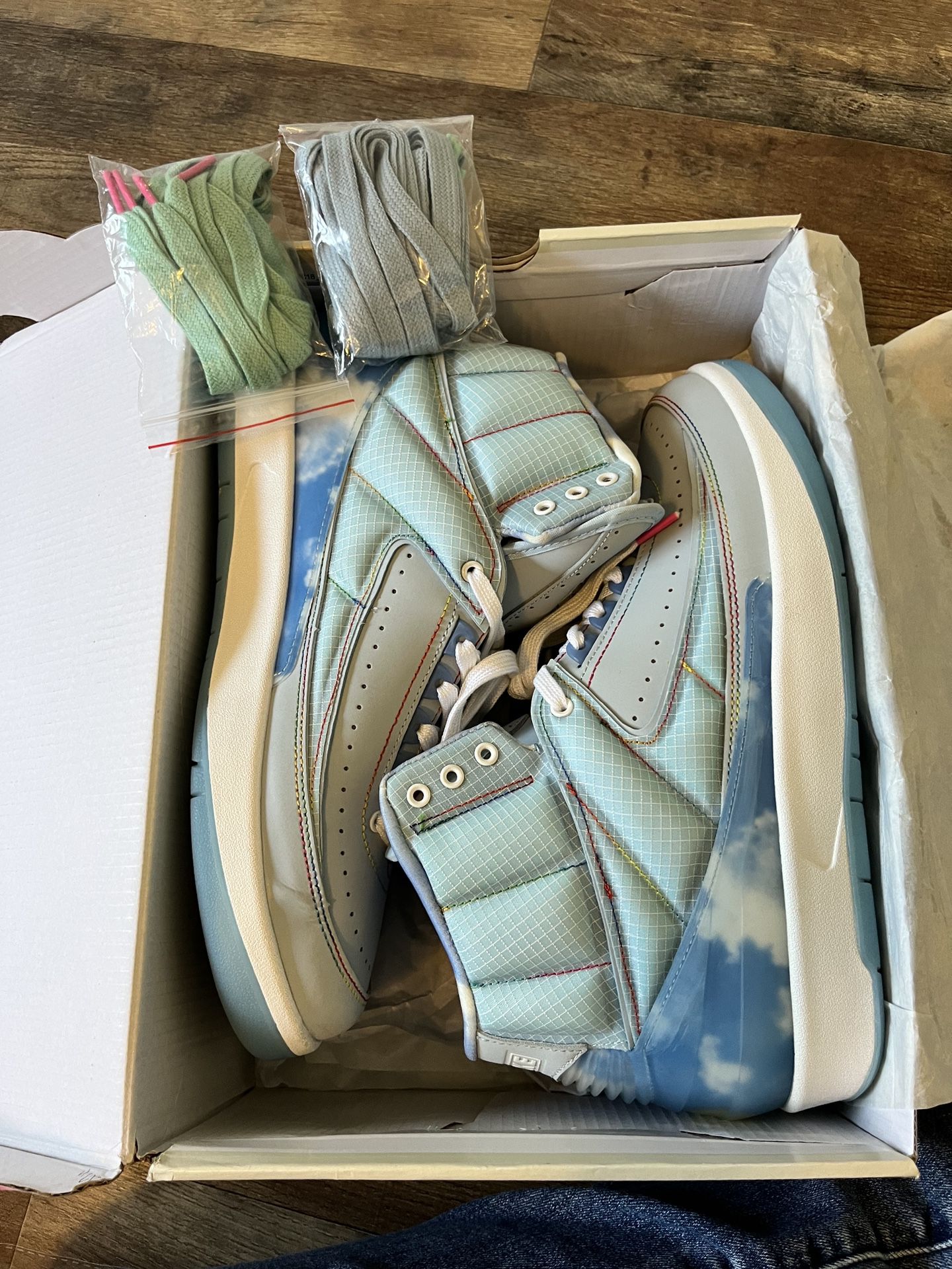 Jordan 2 Blue Light Up Tounge  Of It’s Posted It’s Available 
