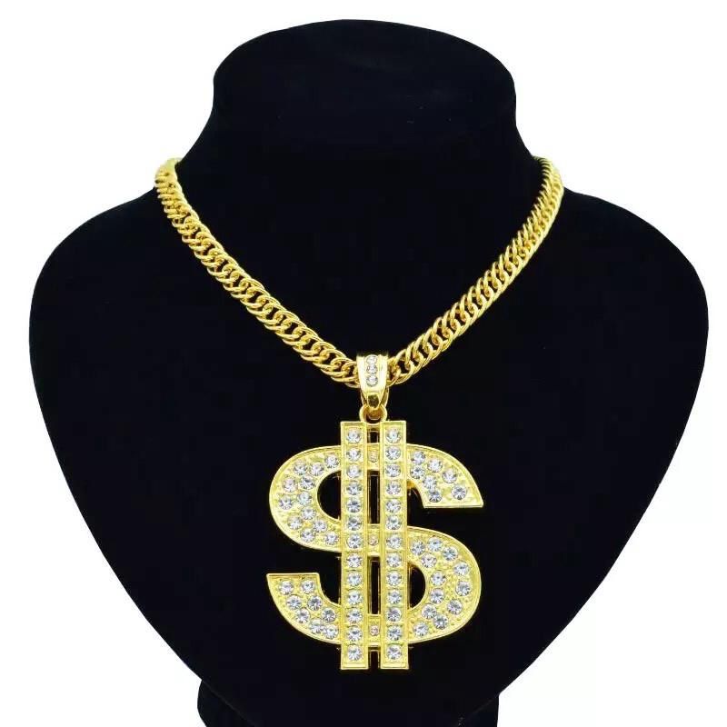 Dollar sign necklace