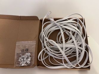Amazon Basics Cat 7 Ethernet Cable – 30 ft – White