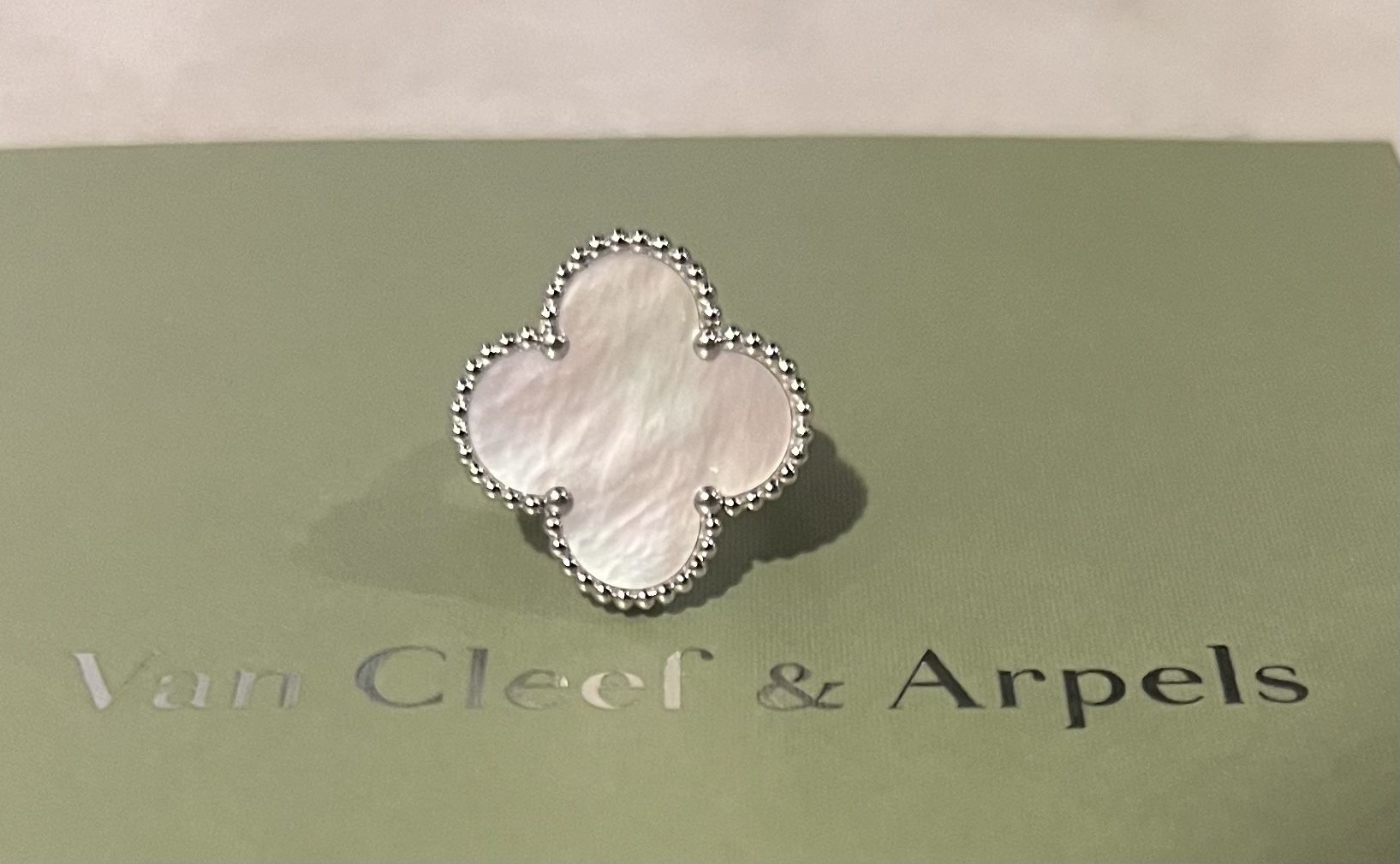 Van Cleef & Arpels Magic Alhambra White Gold Ring