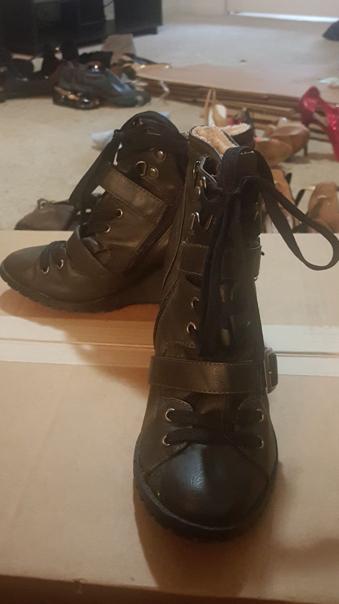 Sneaker Boots Wedges