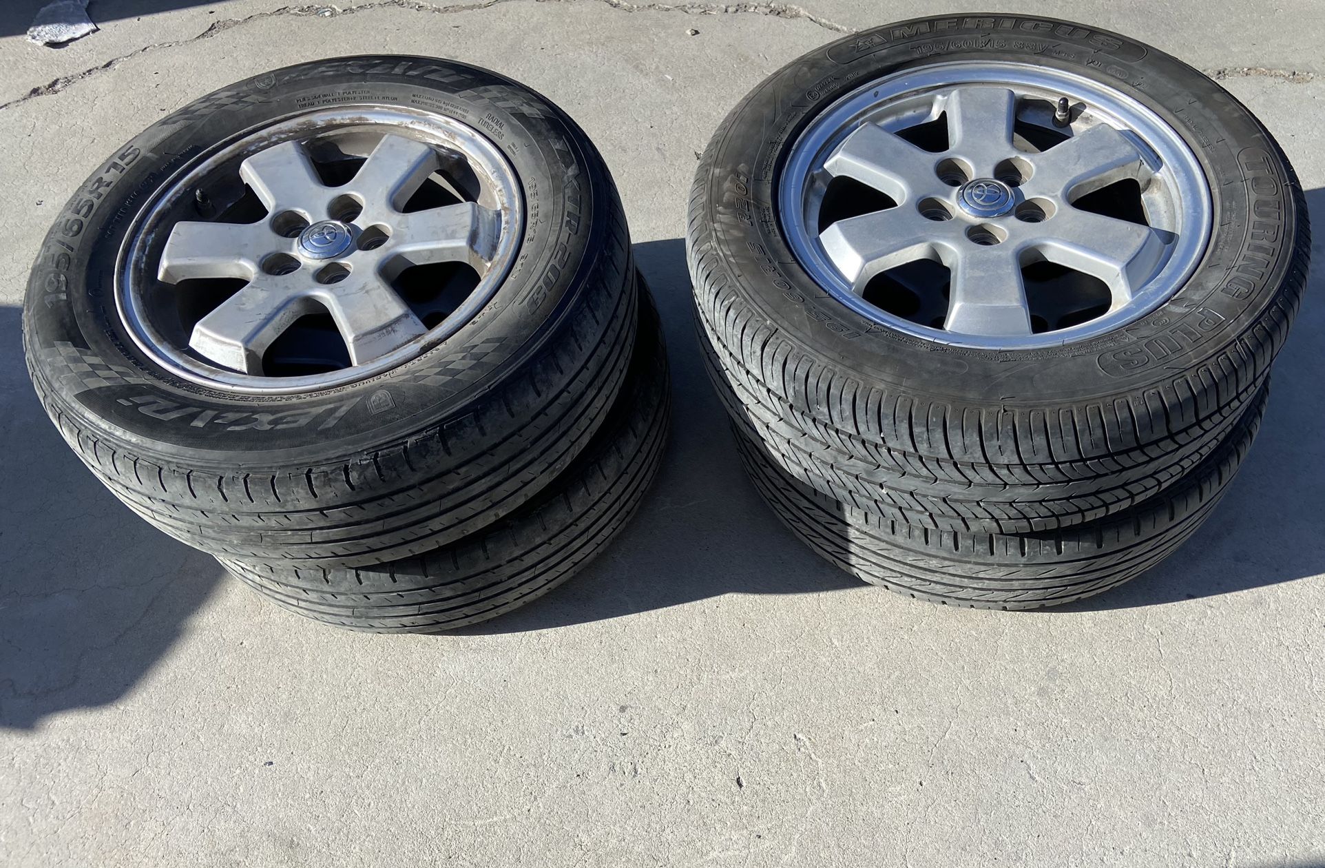 Toyota Prius Rims And Tires 195/60/R15