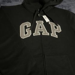 Black Gap Zip-Up Hoodie 