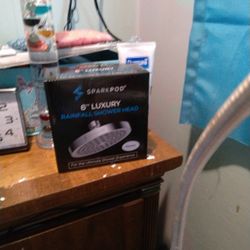 sparkpod 6" Rainfall showerhead New in box