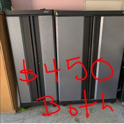 Two (2) Kobalt Cabinets, Read More Below