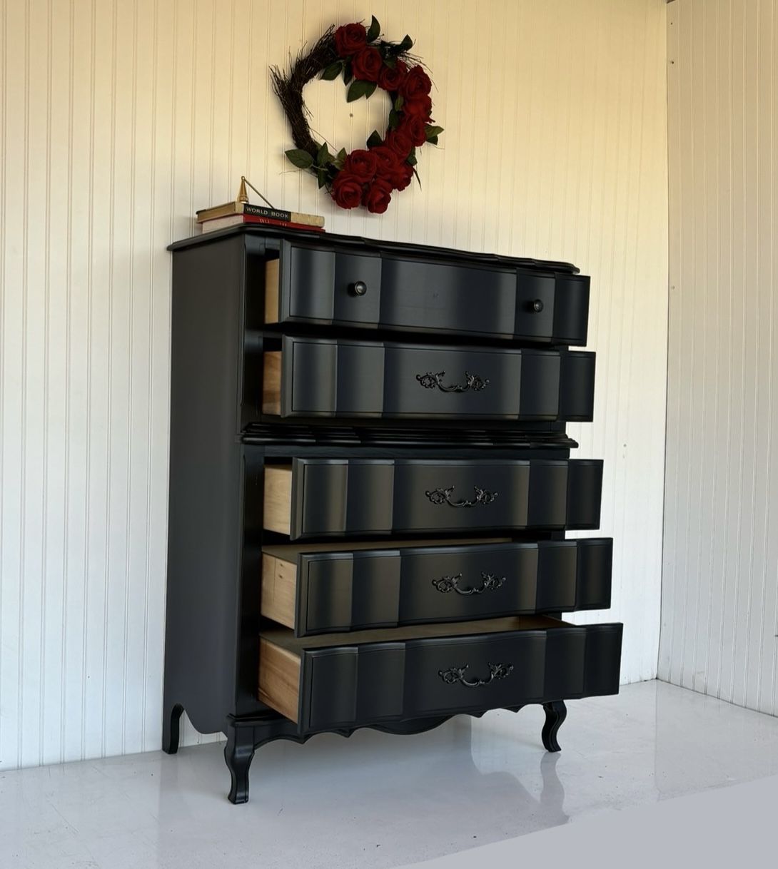 French Provincial Dresser - Bedroom Set - Dresser Set - Highboy - Bureau - Tallboy