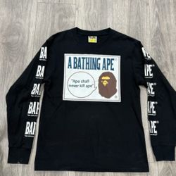 Bape long sleeve T shirt