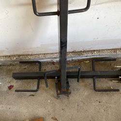 Cord hangers for trailer for welder