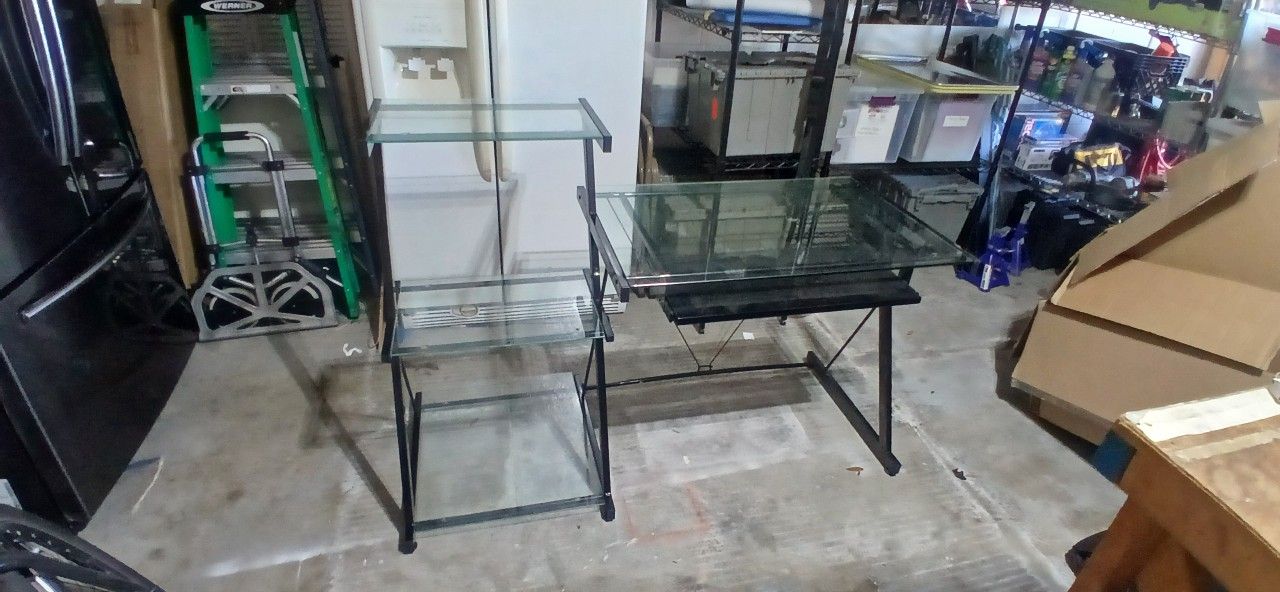 Glass Top Desk