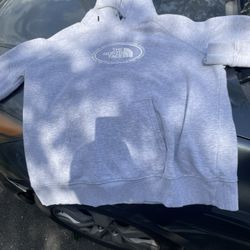 Grey North Face Berkeley CA Hoodie