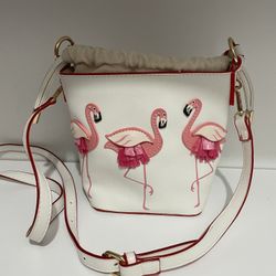 Flamingo Bucket Purse