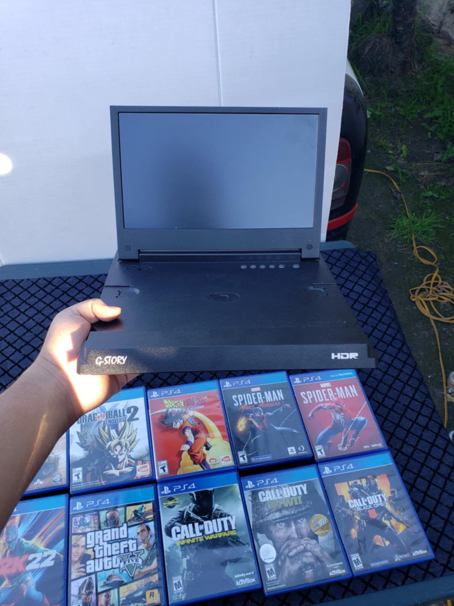 G Story Monitor Full HD Amazon has it for $450! No games. $275! $15! Per Game x 10 is $150! Plus $275! I can do $400! All combo work PS5 PS4 PS 4 Pro