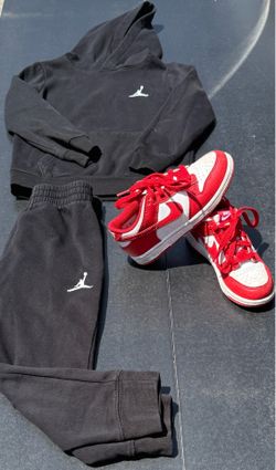 Nike Dunks & Jordan sweat set size 5/6