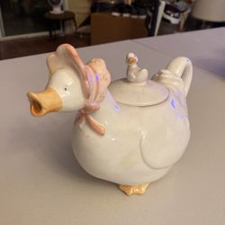 Vintage Fits And Floyd Tea Pot Duck 