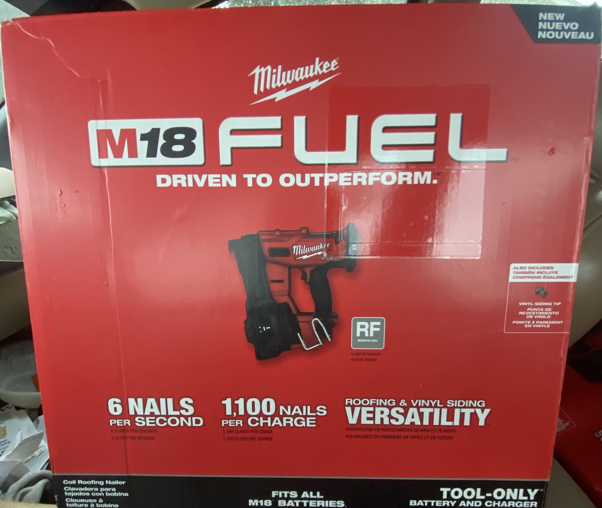 Milwaukee Coil Roofing Nailer 