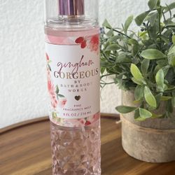 New Bath & Body Works Gingham Gorgeous Diamond Shimmer Fragrance Body Mist 8oz