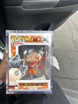Signed Dragon Ball Super Goku (Ultra Instinct) Funko Pop