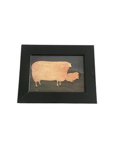 Vintage Small Sheep Print